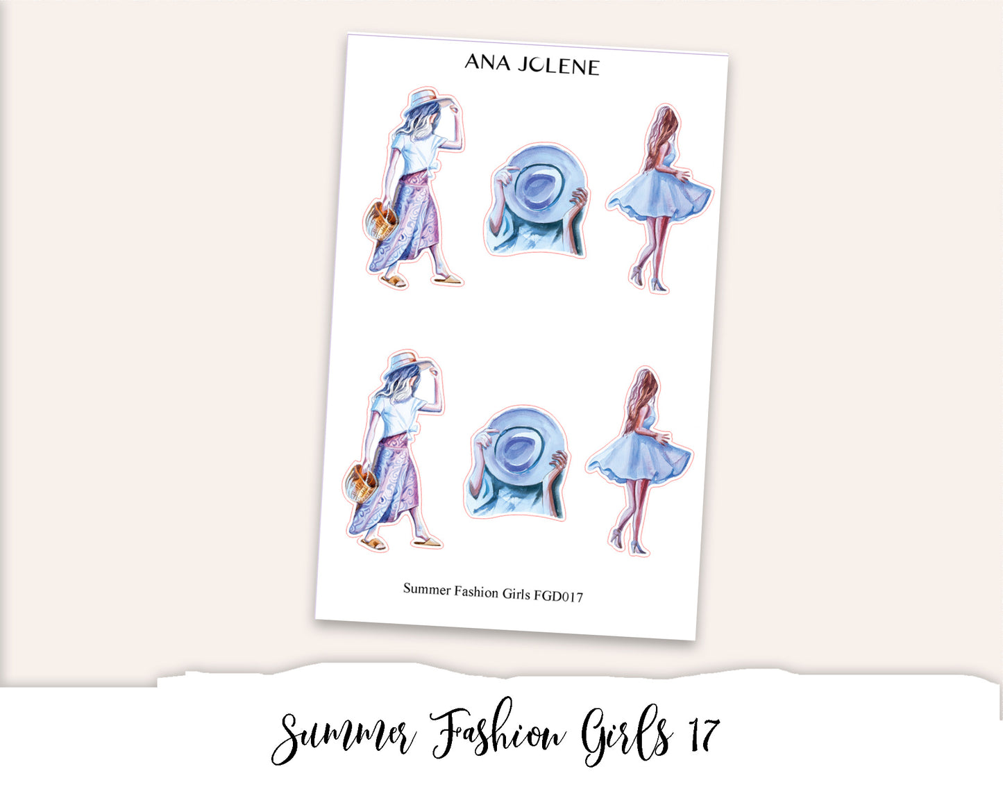 Fashion Girls Deco Stickers