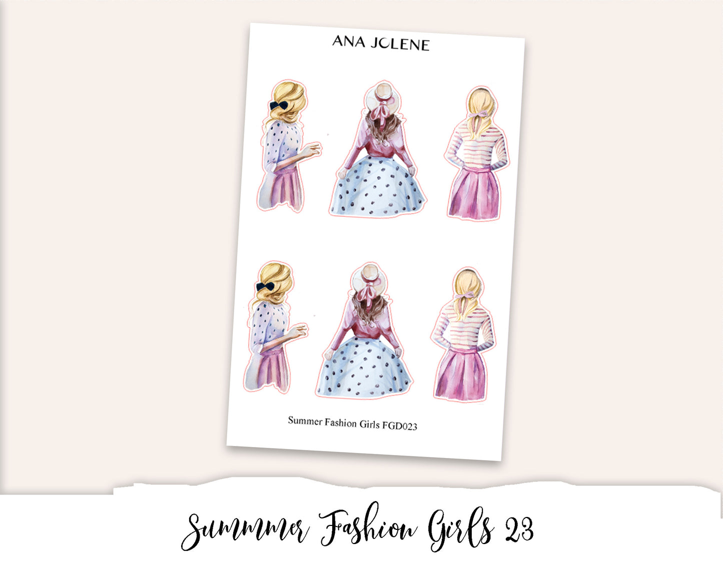 Fashion Girls Deco Stickers