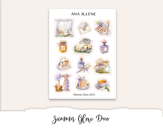 SUMMER GLOW Deco Stickers