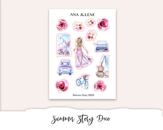 SUMMER STORY Deco Stickers