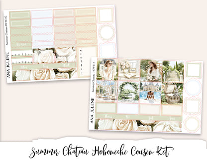 SUMMER CHATEAU Hobonichi Cousin Weekly Planner Sticker Kit
