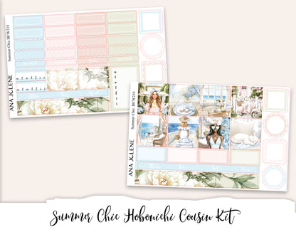 SUMMER CHIC Hobonichi Cousin Weekly Planner Sticker Kit