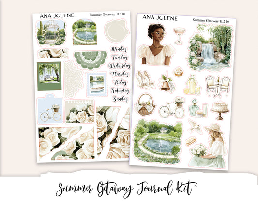 SUMMER GETAWAY Mini Journal Sticker Kit
