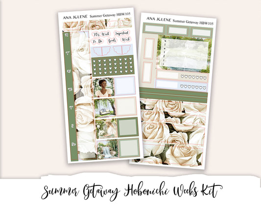 SUMMER GETAWAY Hobonichi Weeks Planner Sticker Kit