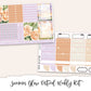SUMMER GLOW Planner Sticker Kit (Vertical Weekly)