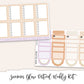 SUMMER GLOW Planner Sticker Kit (Vertical Weekly)