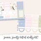 SUMMER SERENITY  Planner Sticker Kit (Vertical Weekly)