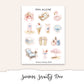 SUMMER SERENITY Decorative Planner Sticker Kit