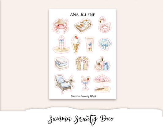 SUMMER SERENITY Deco Stickers
