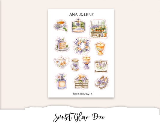 SUNSET GLOW Deco Stickers