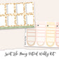 SWEET LIKE HONEY Planner Sticker Kit (Vertical Weekly)