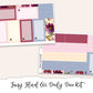 TANSY FLORAL EC A5 Daily Duo Planner Sticker Kit (Erin Condren)