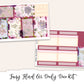 TANSY FLORAL EC A5 Daily Duo Planner Sticker Kit (Erin Condren)