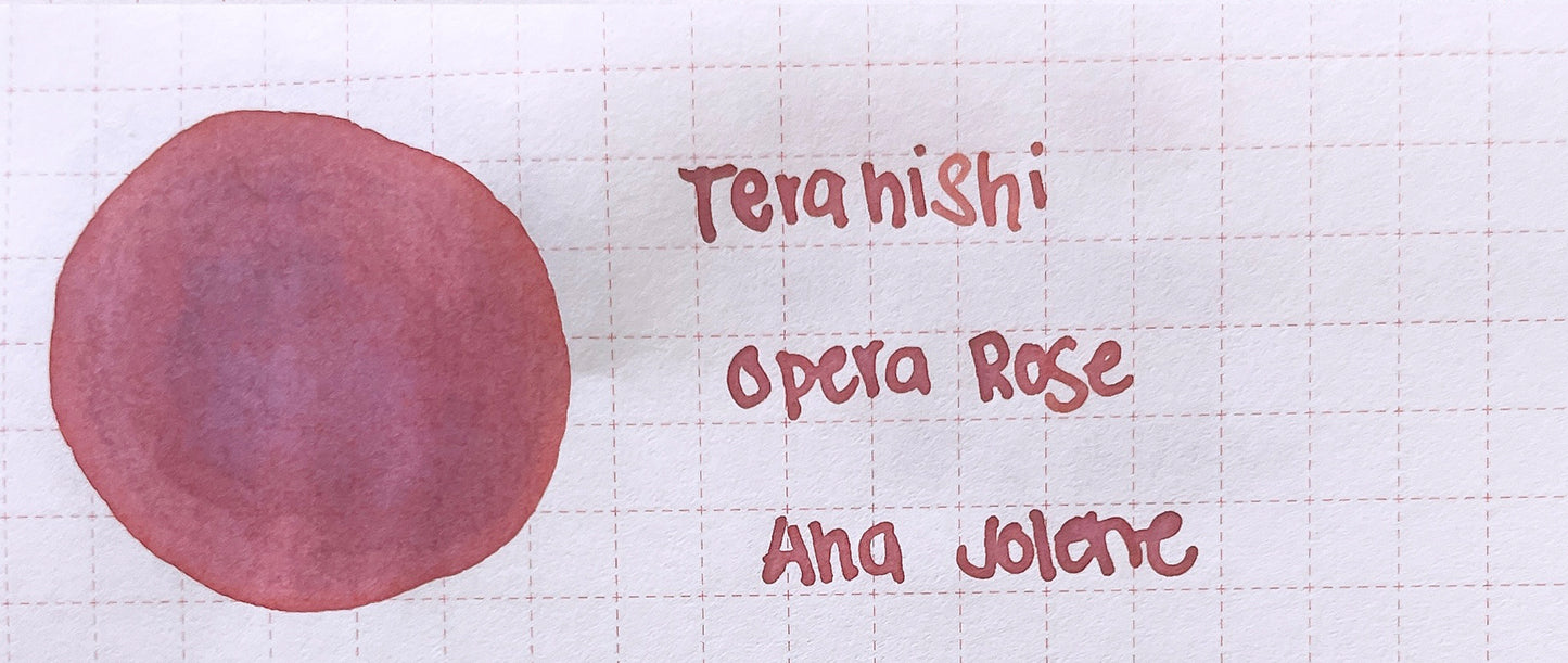 Teranishi Fountain Pen Ink Samples
