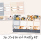 TESSA  FLORAL Monthly Planner Sticker Kit (A5Wide)