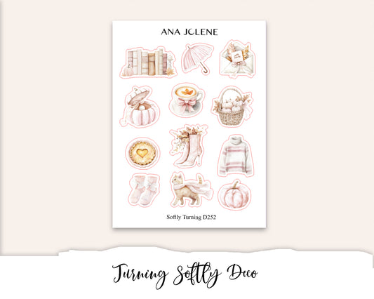 SOFTLY TURNING Deco Stickers