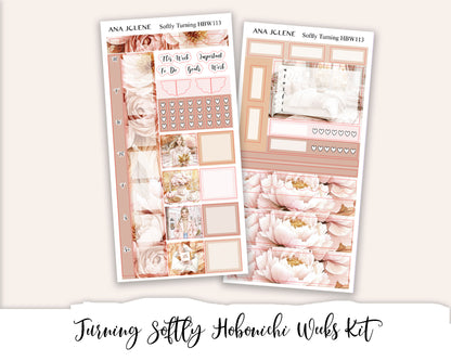 SOFTLY TURNING Hobonichi Weeks Planner Sticker Kit