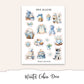 WINTER CABIN Decorative Planner Sticker Kit