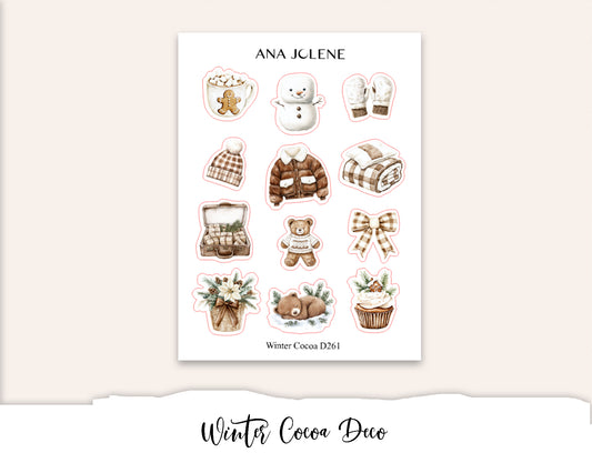 WINTER COCOA Deco Stickers