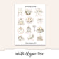 WINTER ELEGANCE Planner Sticker Kit (Vertical Weekly)