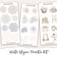 WINTER ELEGANCE Decorative Planner Sticker Kit