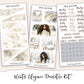 WINTER ELEGANCE Decorative Planner Sticker Kit