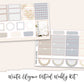 WINTER ELEGANCE Planner Sticker Kit (Vertical Weekly)
