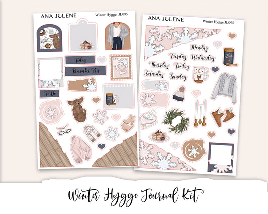 WINTER HYGGE Mini Journal Sticker Kit