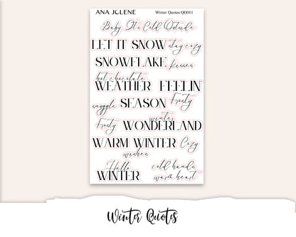 Seasonal Quotes