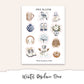 WINTER RESIDENCE  Decorative Planner Sticker Kit