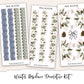 WINTER RESIDENCE  Decorative Planner Sticker Kit