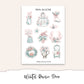 WINTER REVERIE Mini Journal Sticker Kit