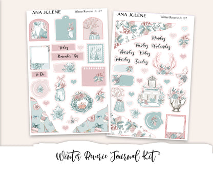 WINTER REVERIE Mini Journal Sticker Kit
