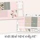 WINTER BLUSH  Planner Sticker Kit (Vertical Weekly)