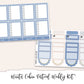 WINTER CABIN Planner Sticker Kit (Vertical Weekly)