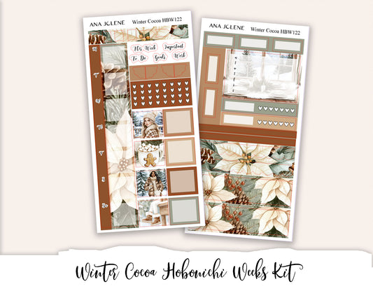 WINTER COCOA Hobonichi Weeks Planner Sticker Kit