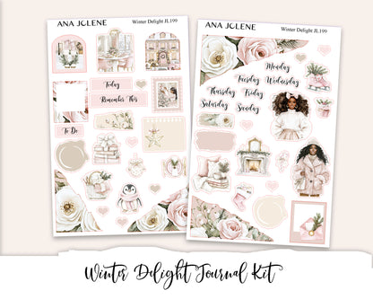 WINTER DELIGHT Mini Journal Sticker Kit