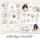 WINTER ELEGANCE Planner Sticker Kit (Vertical Weekly)