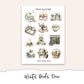 WINTER READER Hobonichi Weeks Planner Sticker Kit