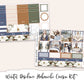 WINTER RESIDENCE Hobonichi Cousin Weekly Planner Sticker Kit