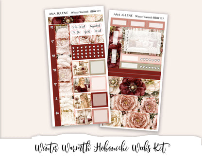 WINTER WARMTH Hobonichi Weeks Planner Sticker Kit