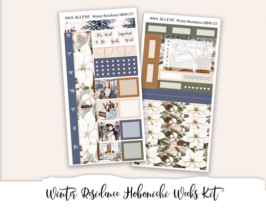 WINTER RESIDENCE Hobonichi Weeks Planner Sticker Kit