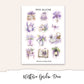 WISTERIA GARDEN  Planner Sticker Kit (Vertical Weekly)