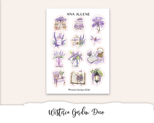 WISTERIA GARDEN Deco Stickers