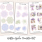 WISTERIA GARDEN  Decorative Planner Sticker Kit