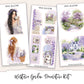 WISTERIA GARDEN  Decorative Planner Sticker Kit