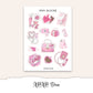 XOXO Planner Sticker Kit (Vertical Weekly)