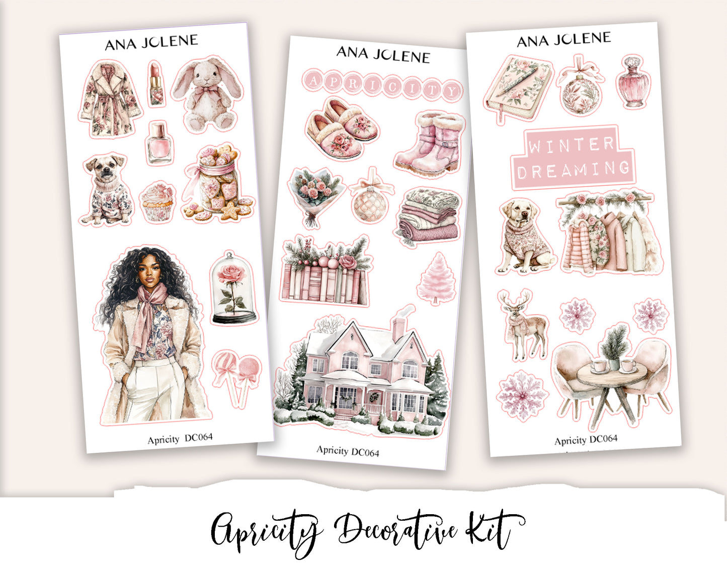 APRICITY Decorative Planner Sticker Kit