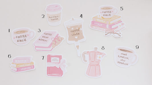 BOOKISH CAFE Die Cuts