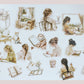 Planner Fashion Girl Diecut Sticker Pack